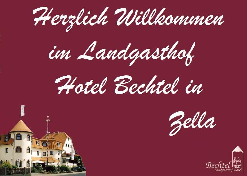Landgasthof Hotel Bechtel Zella Bagian luar foto